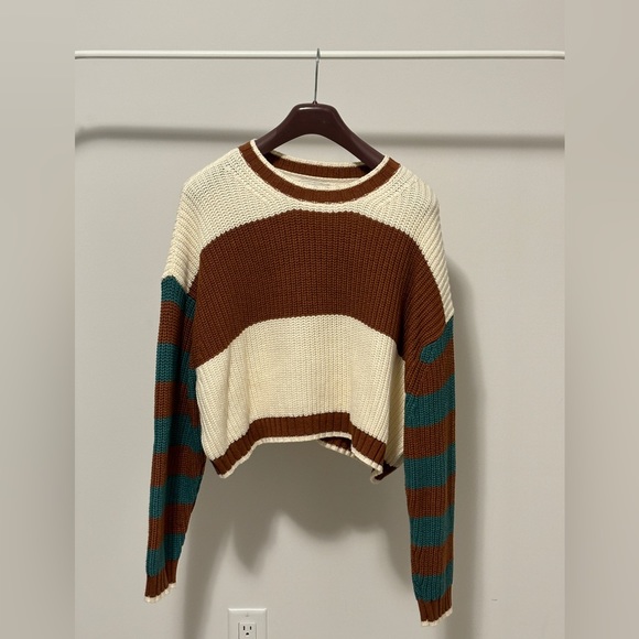American Eagle stripe sweater. Size L - Picture 1 of 4